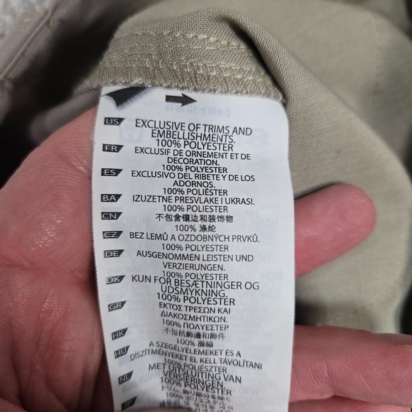 5.11 Tactical Fast-Tac Pants Mens 38x32 Khaki Tan Ripstop Chino 74461-055 - Picture 6 of 13